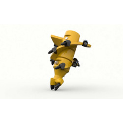 Бур шнековый (к) Delta SR6 (кат.IV-VI), D-400, H-sq.75