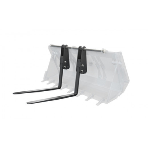 Вилы откидные паллетные Impulse PF2000 на ковш Terex 820/840/860 - TLB840